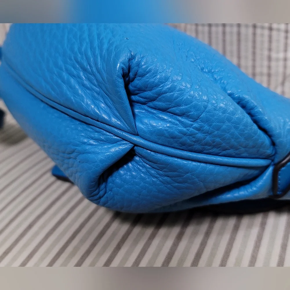 Marc by Marc Jacobs Vibrant Aquamarine Half Pipe Annabel Crossbody Shoulder Bag - Picture 12 of 16